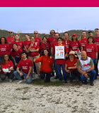 Millennium volunteers participate in reforestation action