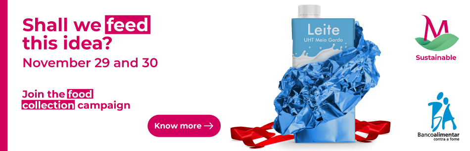 Millennium bcp supports the food collection campaign promoted by Banco Alimentar